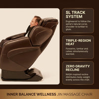 Jin Espresso Synthetic Leather SL Track Massage Chair — Results & Stats