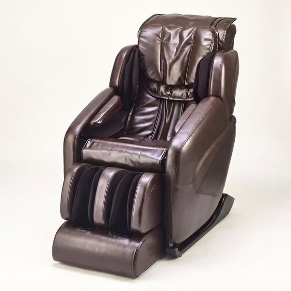 Jin Espresso Synthetic Leather SL Track Massage Chair — Studio Shot