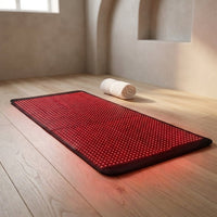 Red Light Therapy Mat for Full Body Pain Relief 75" X 35'' | Infrared Red Light Therapy Blanket for Face and Body with 2570 Dual-Wave Leds (660Nm & 850Nm) — Studio Shot