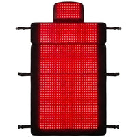 Red Light Therapy Mat for Full Body Pain Relief 75" X 35'' | Infrared Red Light Therapy Blanket for Face and Body with 2570 Dual-Wave Leds (660Nm & 850Nm) — Studio Shot
