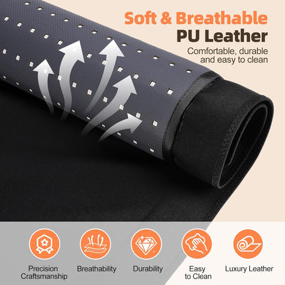 Red Light Therapy Mat for Full Body, Red Light Therapy Blanket, 2 in 1 Leds (660Nm & 850Nm) Leds for Home Use, 3 Modes & Adjustable Timer, 76.8'' X 33.4''